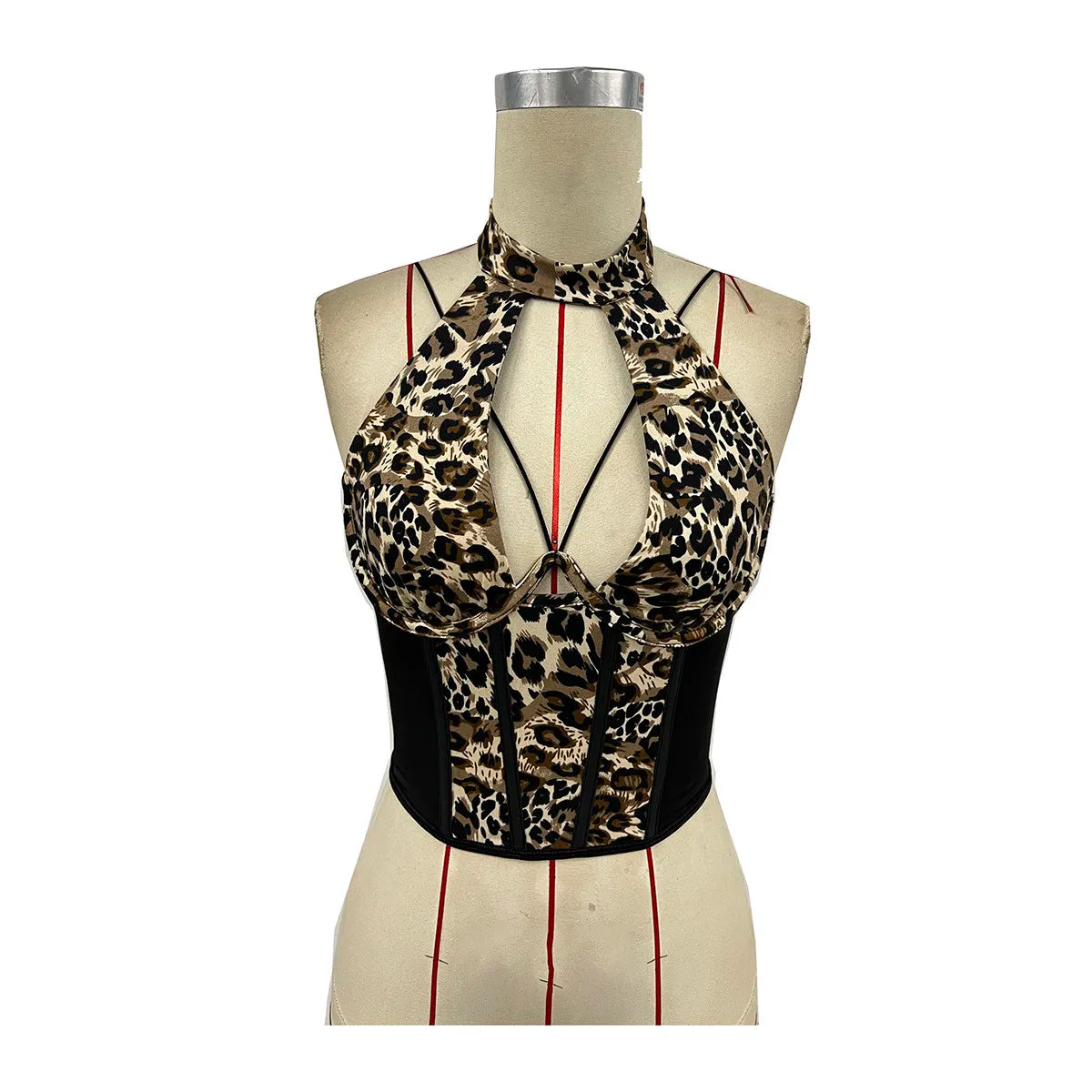 Baddie Core Summer Women Leopard Print Top
