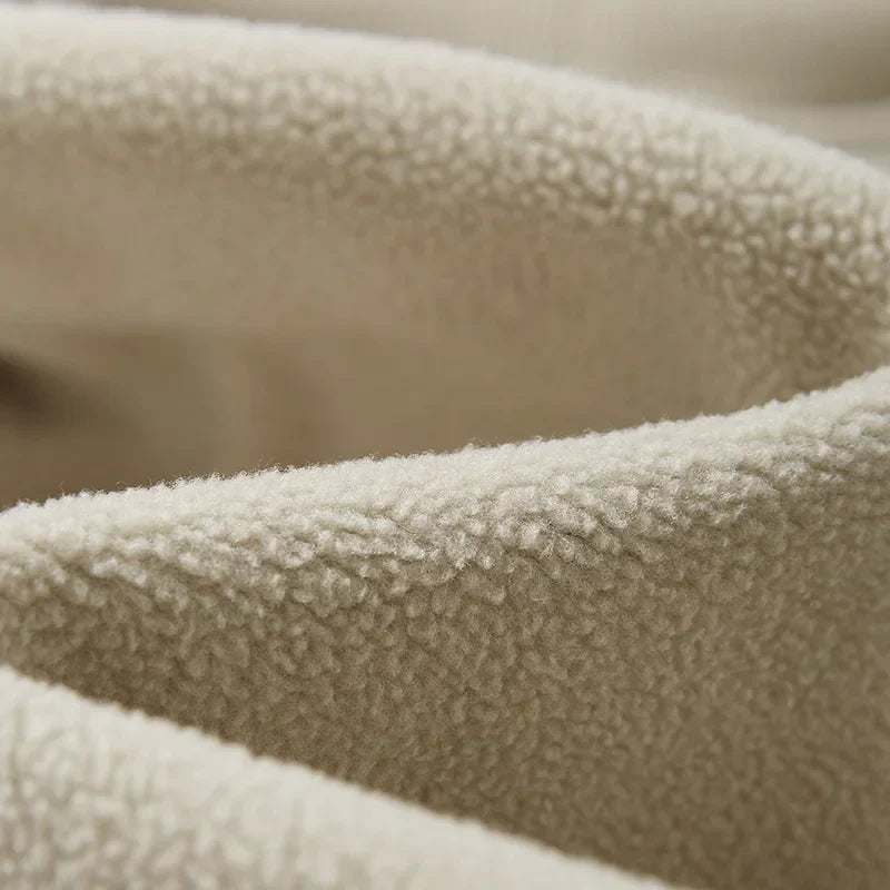 High Neck Fleece Sweatshirt