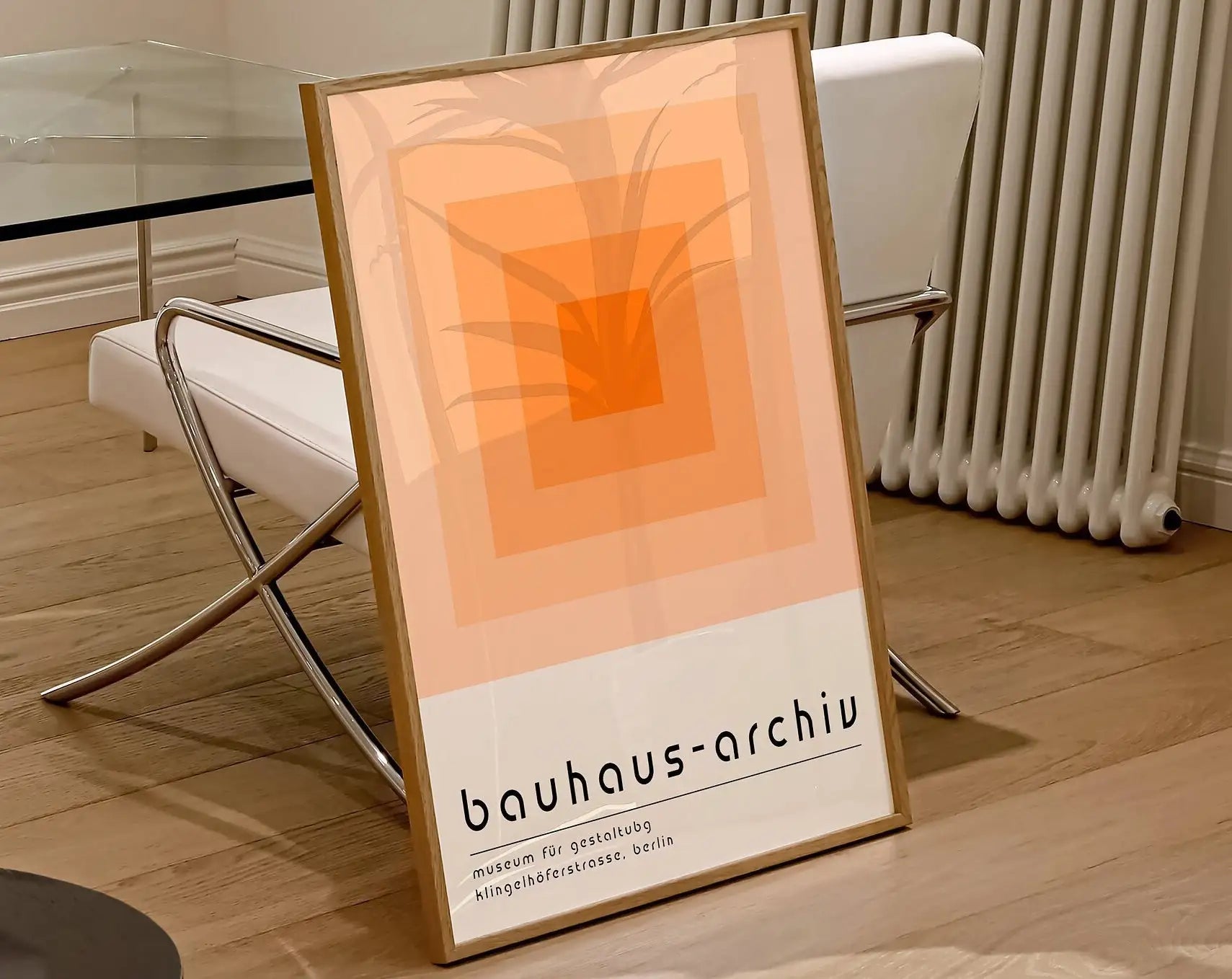 Modernist Geometric Canvas Poster