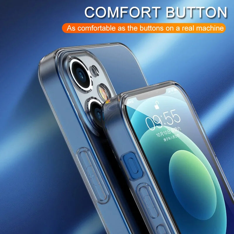 Ultra Thin Transparent Shockproof iPhone Case  Phone Case