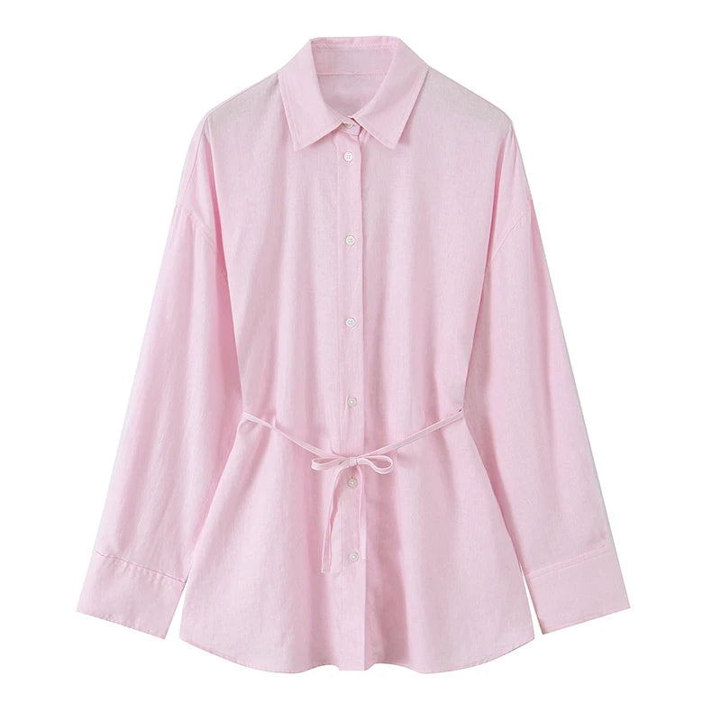 Loose Elegant Casual Lady Shirts