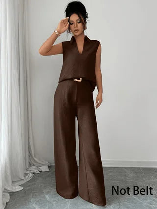 Old Money Brown French Style Outfit