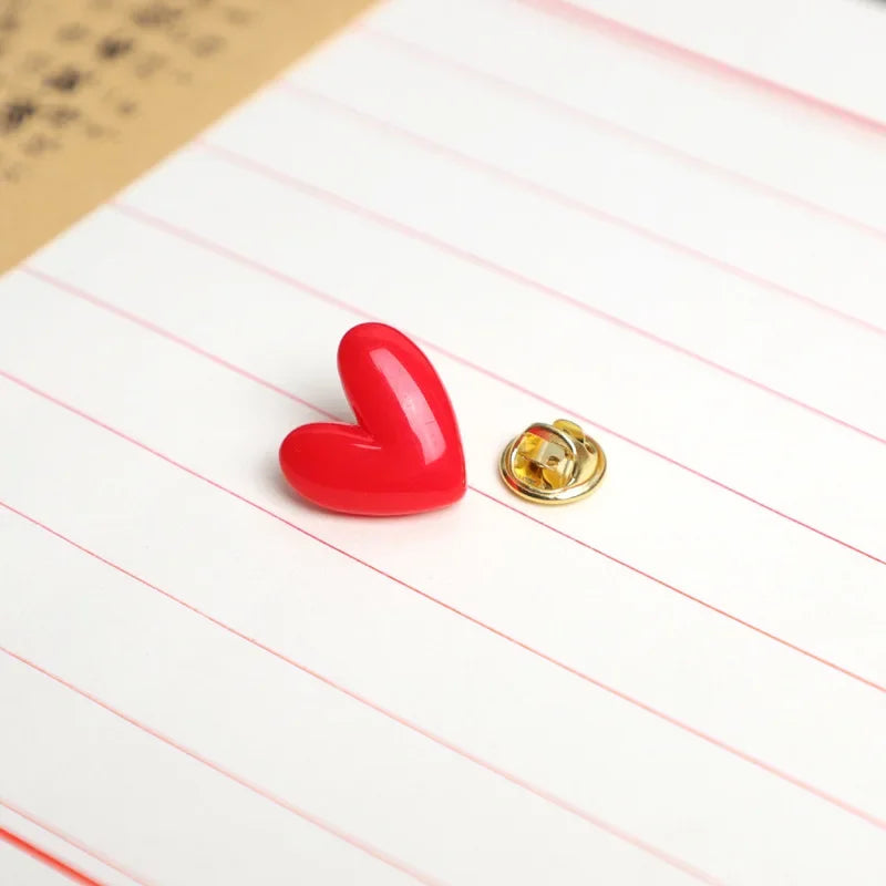 Cute Red Heart Romantic Pin