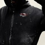 Gothic Zip Oversized Hoodie