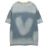 Hip Hop Letter Embroidered Oversized T-Shirt