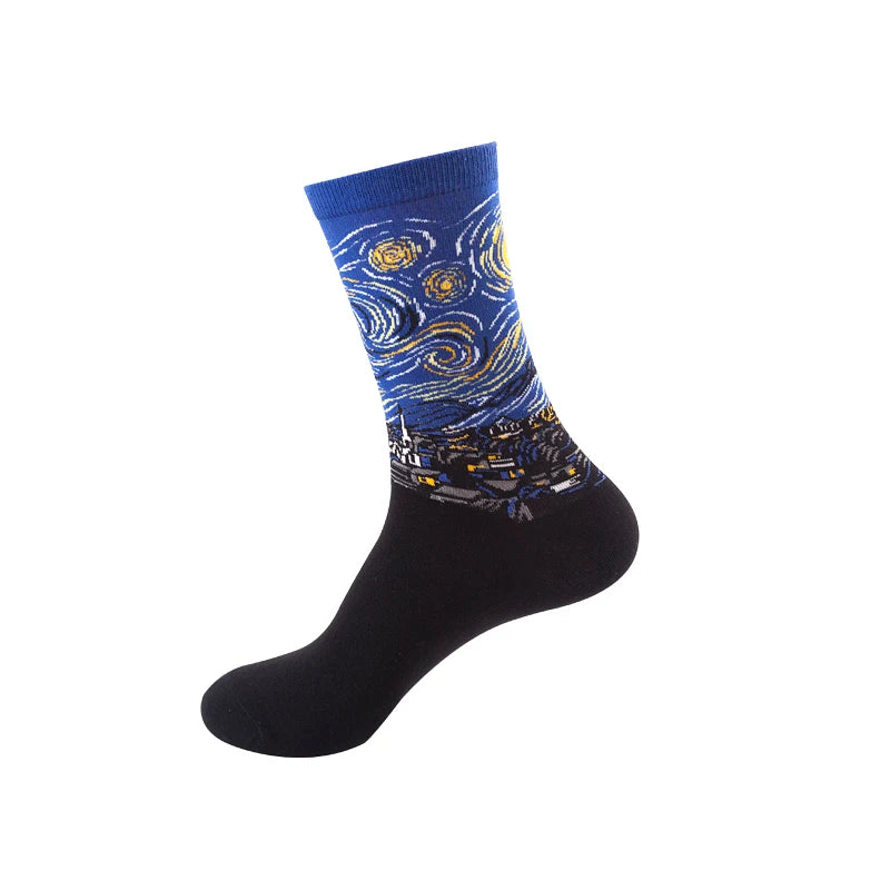 Classic Famous Art Cotton Socks