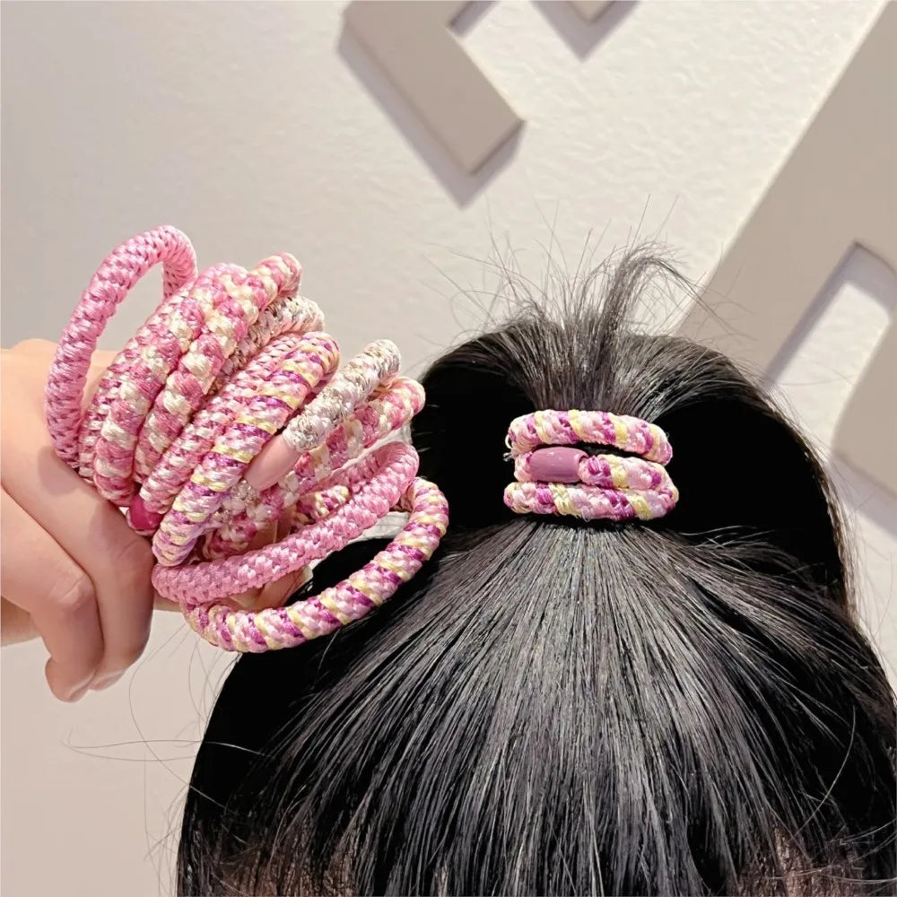 15 Pieces Strapped Ponytail Holder