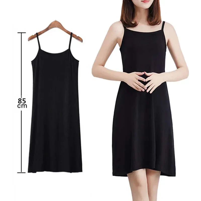 Soft Girl Solid Color Midi Dress