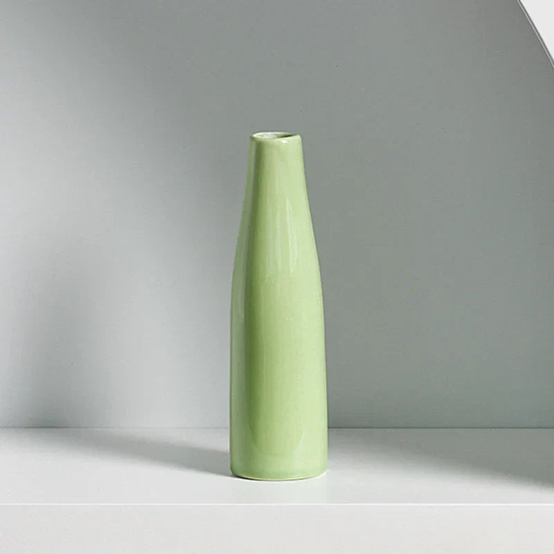 Minimalist Aesthetic Pastel Flower Vintage Vase