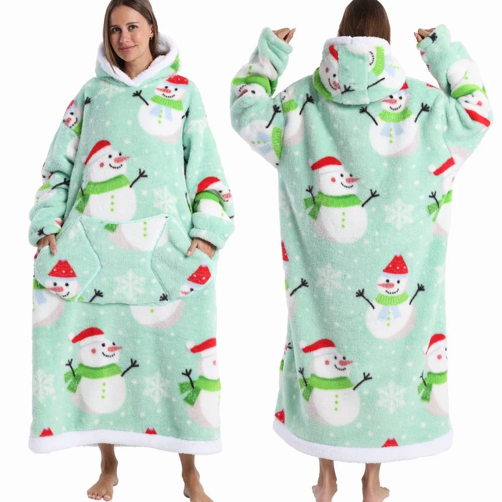 Cartoon Tragbare Homewear Pyjama-Decke
