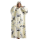 Animal Printed Hooded Blanket