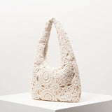 Bolso de Hombro de Patrón Vintage Calado