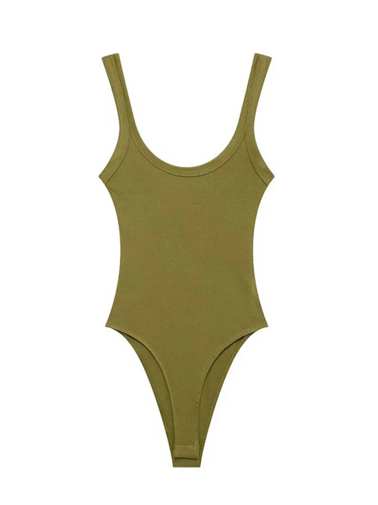 Sexy Skinny Ribbed Bodysuits