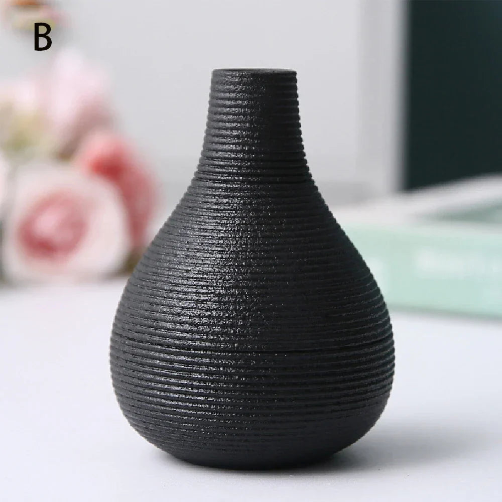 Jarrón Vintage de Cerámica para Plantas Hidropónicas