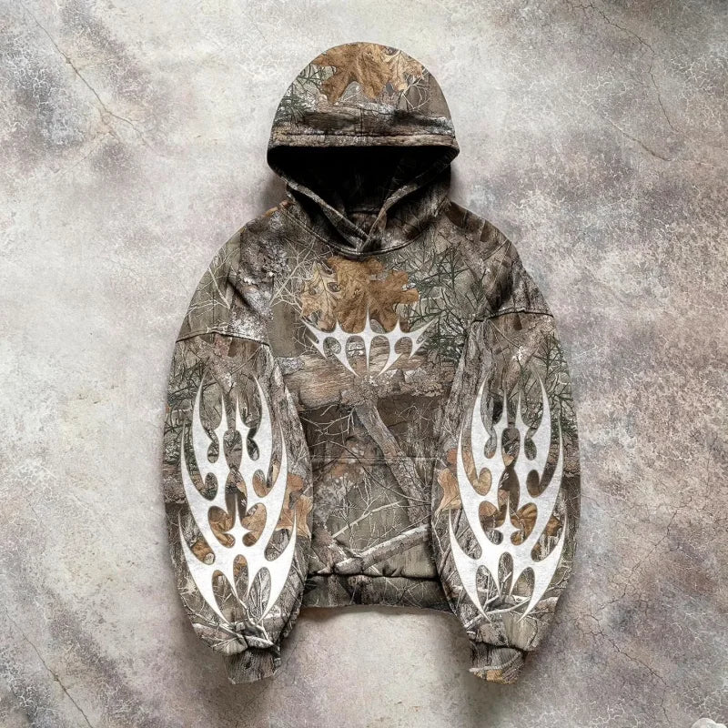 Y2K Flux Tribial Oversized Hoodie