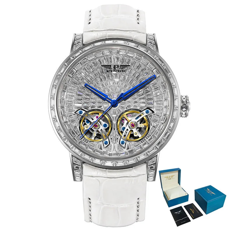Luxury Double Flying Wheel Watch