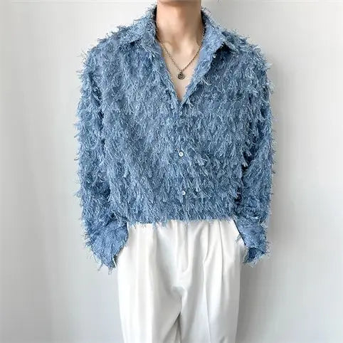 Y2K Fringe Korean Style Shirt