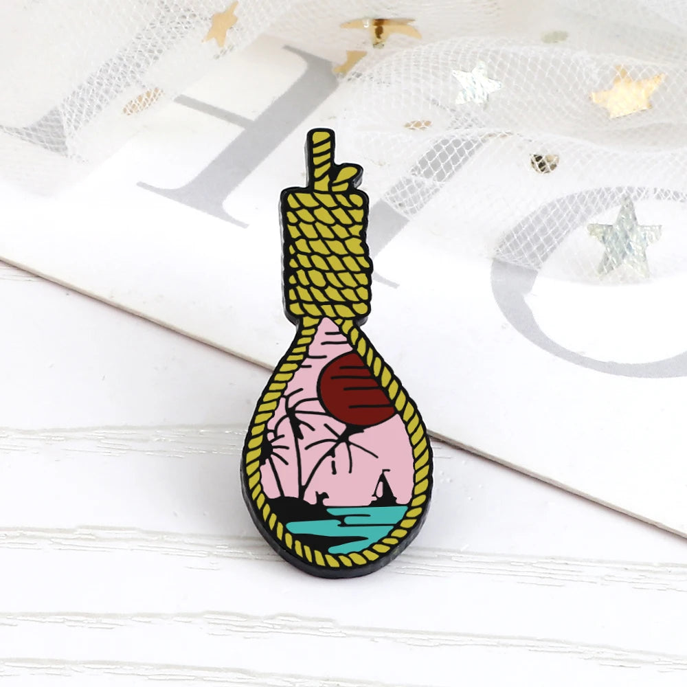 Enjoy Summer Holiday Brooches