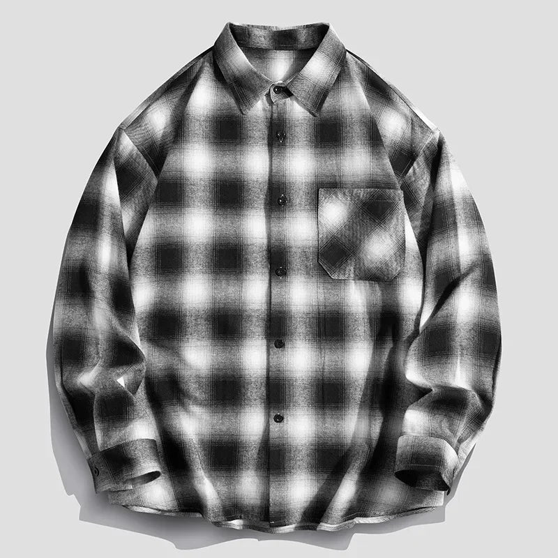Plaid Front Pocket Shirt