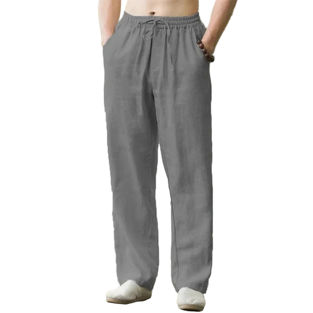 Joggers Cotton Linen Sweatpants Pants