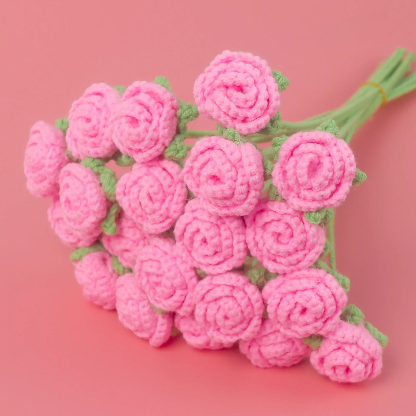 Vintage Tulips Crochet Flowers Handmade