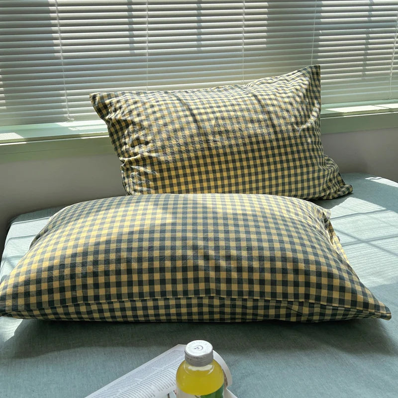 Cotton Pillowcase Colorful Stripe Pillow Case