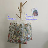 Summer Flowers Embroidery Shoulder Bag