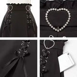 Sweet Gothic High Waist Mini Skirt