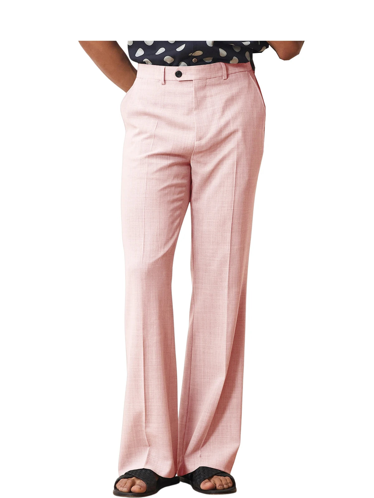 Old Money Micro Flare Pants High Waist Slim Fit