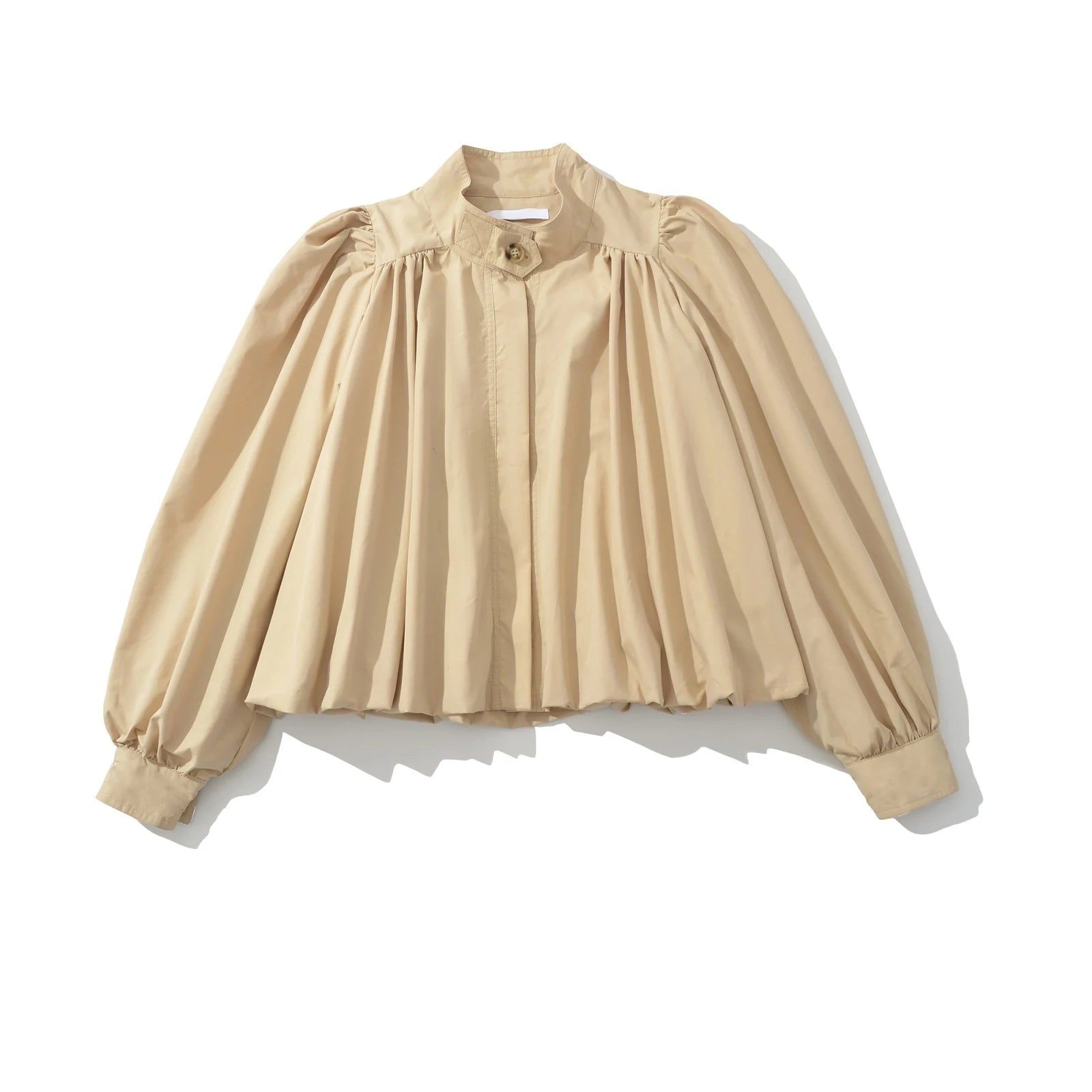 Elegant Style Pleated Shirt For Women