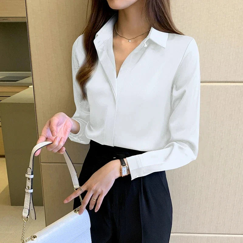 Corporate Girl Silk Shirt