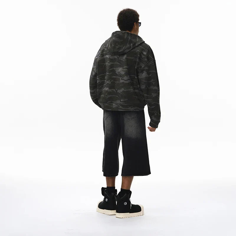 Camo Reversible Zip-Up Hoodie