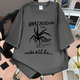 Spider Printed Summer Trendy Couple T-Shirt