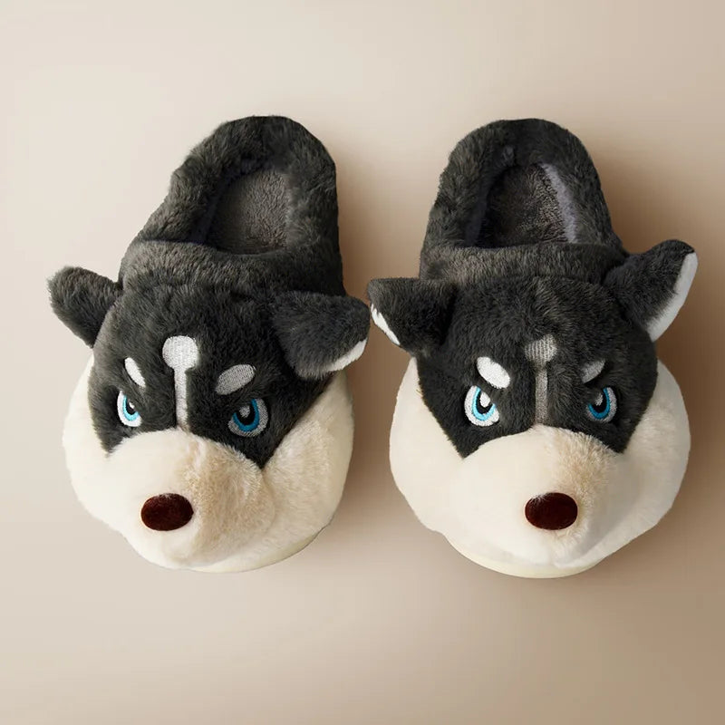 Fluffy Indoor Dog Winter Slipper