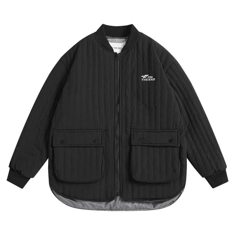 Pockets Vintage Cotton Windbreaker Jacket