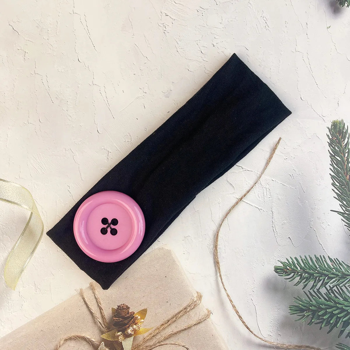 Kawaii Button Headband