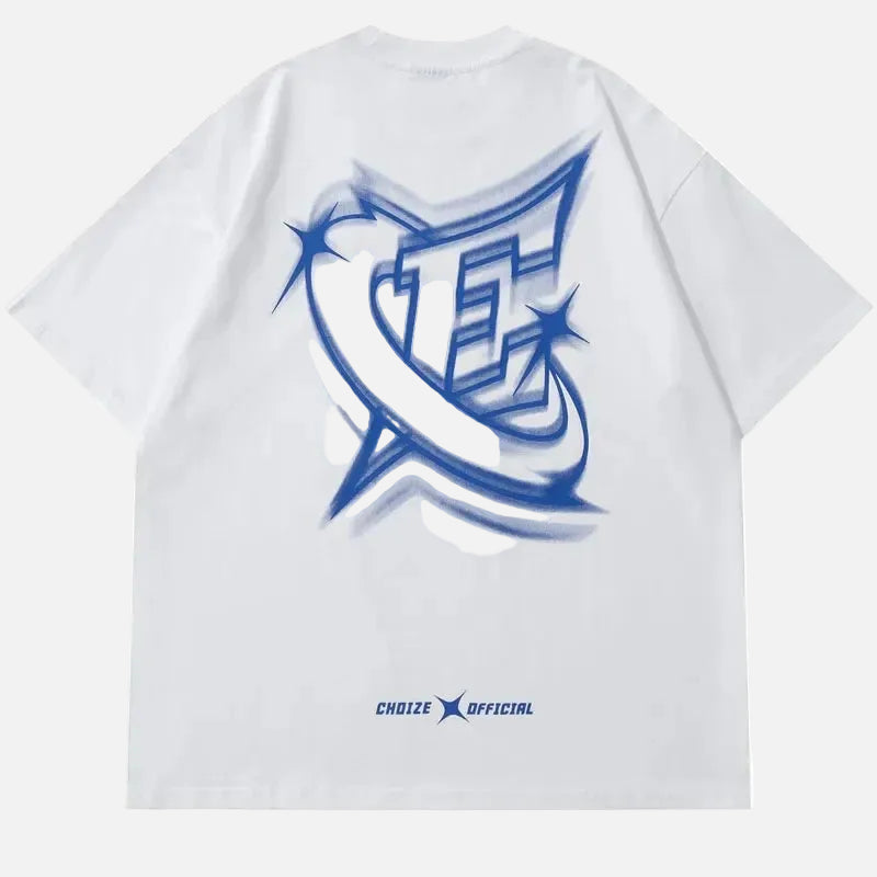 Star Letter Oversized T-shirt