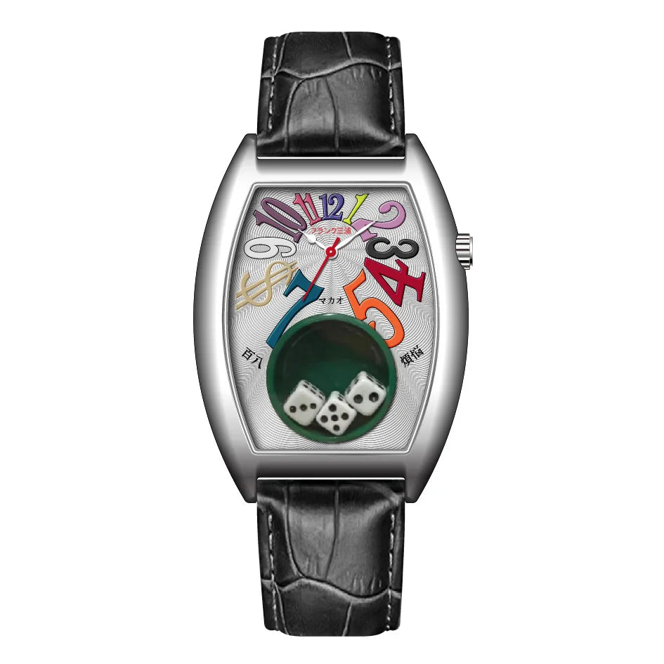 Casino Dice Quartz Watch