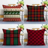 Christmas Plaid Pillow Case