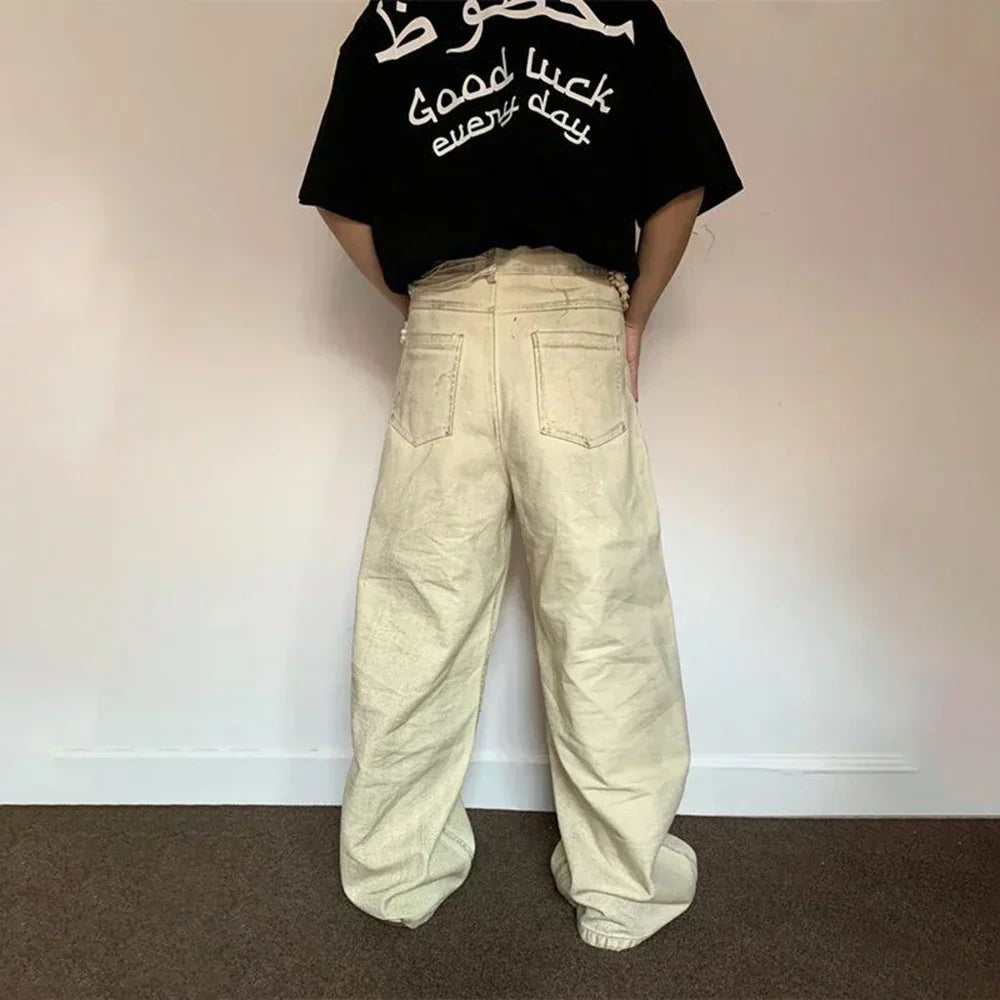 Y2K Loose Straight Jeans