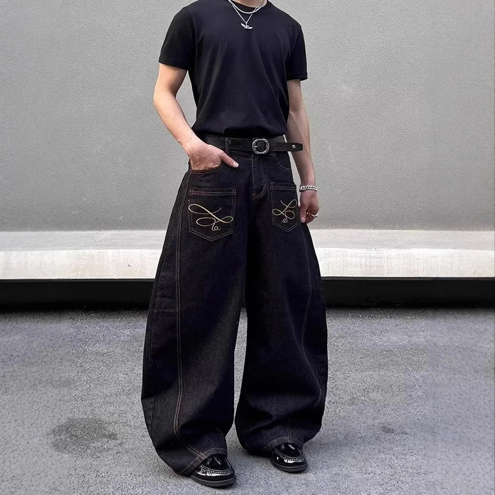Y2K Decoration Loose Jeans