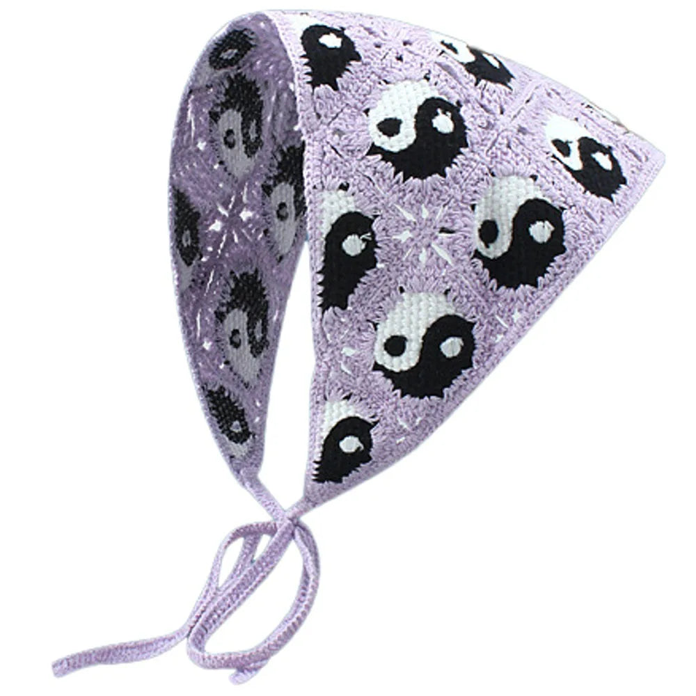Summer Concert Crochet Head Bandana