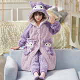 Kuromi Kinder Plüschpyjama