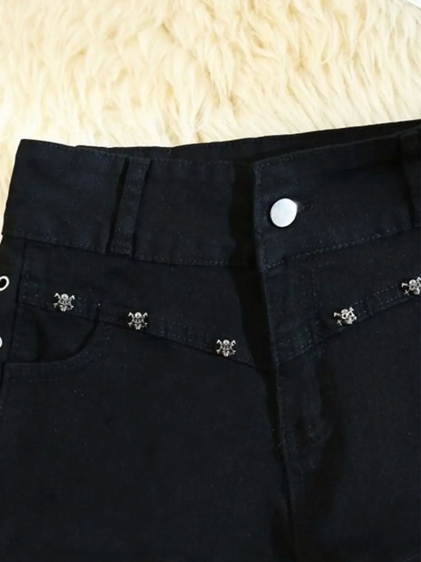 Cyberpunk Lace Mini Skirt
