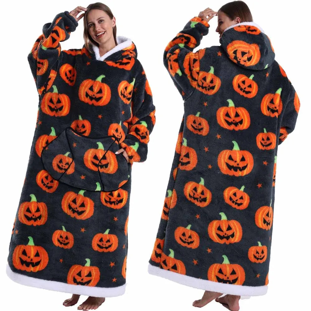 Cartoon Tragbare Homewear Pyjama-Decke