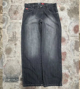 Vintage High Waist Baggy Washed Jeans