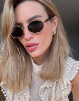Retro Oval Women's Sunglasses