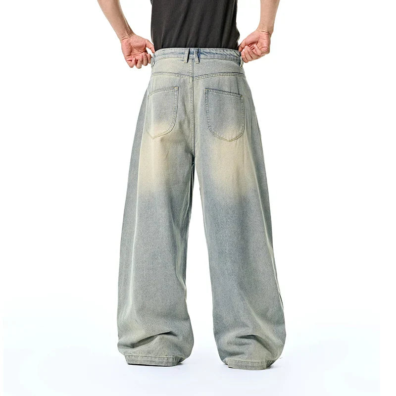 Vintage Loose Fit Wide Jeans
