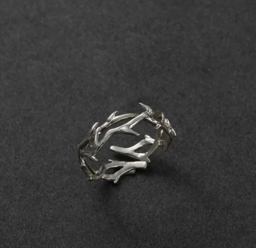 Rose Thorn Stainless Steel Ring