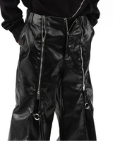Cyperpunk Shiny Leather Pants